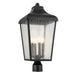 Kichler Canada - Four Light Outdoor Post Mount - Forestdale - Textured Black- Union Lighting Luminaires Decor