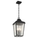 Kichler Canada - Four Light Outdoor Pendant - Forestdale - Textured Black- Union Lighting Luminaires Decor