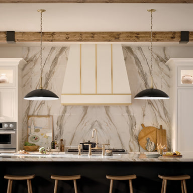 Kichler Canada - One Light Pendant - Delarosa - Black- Union Lighting Luminaires Decor