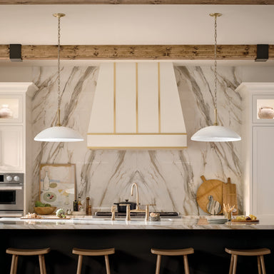 Kichler Canada - One Light Pendant - Delarosa - White- Union Lighting Luminaires Decor