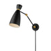 Maxim - One Light Wall Sconce - Carillon - Black / Satin Brass- Union Lighting Luminaires Decor
