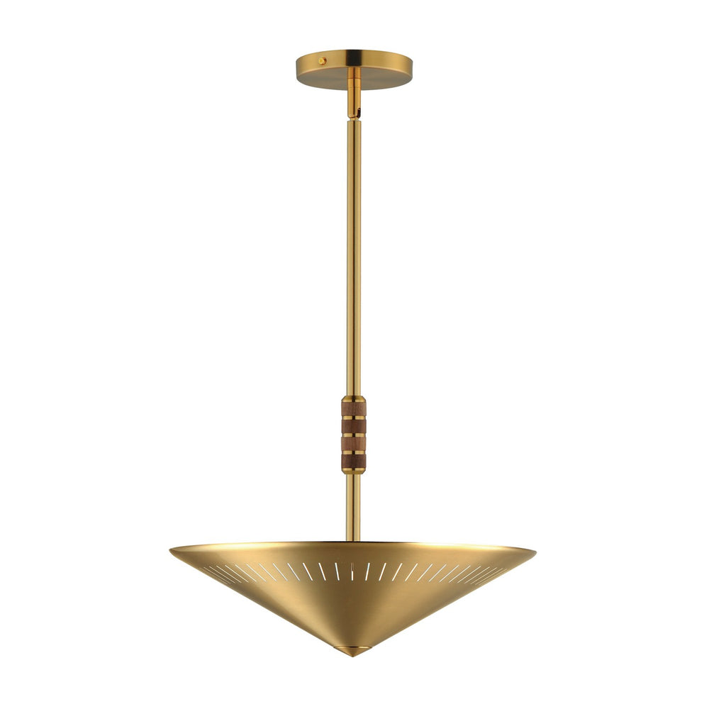 Maxim - Two Light Pendant - Helsinki - Natural Aged Brass- Union Lighting Luminaires Decor
