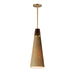 Maxim - One Light Pendant - Sumatra - Natural Aged Brass- Union Lighting Luminaires Decor