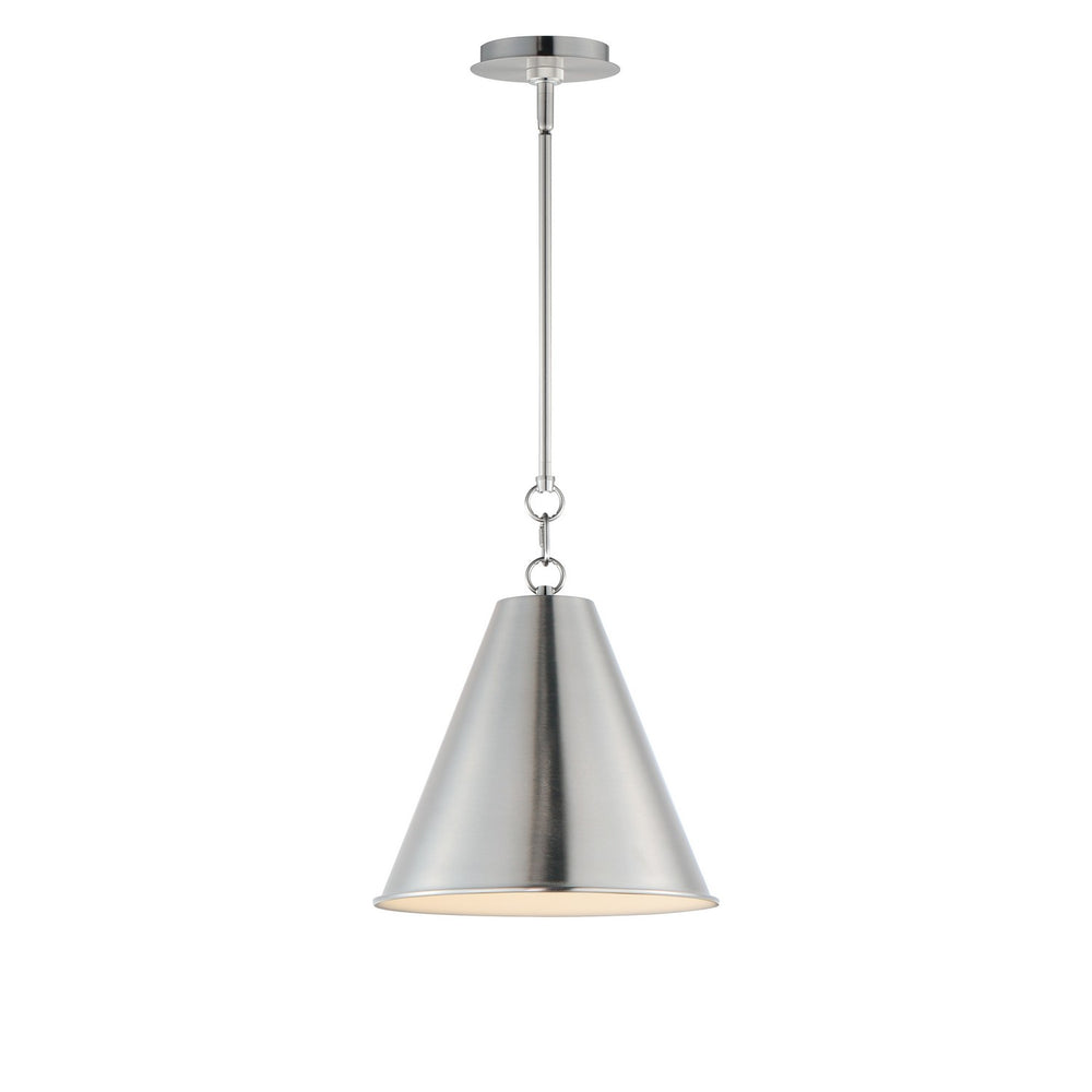 Maxim - One Light Pendant - Veritas - Satin Nickel- Union Lighting Luminaires Decor