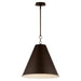 Maxim - One Light Pendant - Veritas - Chestnut Bronze- Union Lighting Luminaires Decor