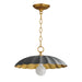 Maxim - One Light Pendant - Primrose - Dark Grey / Gold Leaf- Union Lighting Luminaires Decor