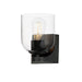 Maxim - One Light Bath Vanity - Scoop - Black- Union Lighting Luminaires Decor