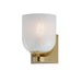 Maxim - One Light Bath Vanity - Scoop - Natural Aged Brass- Union Lighting Luminaires Decor