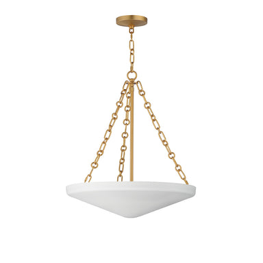 Maxim - Four Light Pendant - Artemis - Natural Aged Brass- Union Lighting Luminaires Decor