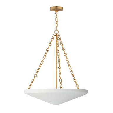 Maxim - Six Light Pendant - Artemis - Natural Aged Brass- Union Lighting Luminaires Decor