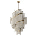 Maxim - Seven Light Chandelier - Fontaine - Golden Silver- Union Lighting Luminaires Decor