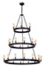 Maxim - LED Chandelier - Noble - Black / Natural Aged Brass- Union Lighting Luminaires Decor