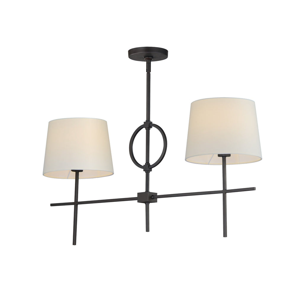 Maxim - Two Light Pendant - Paoli - Charcoal Bronze- Union Lighting Luminaires Decor