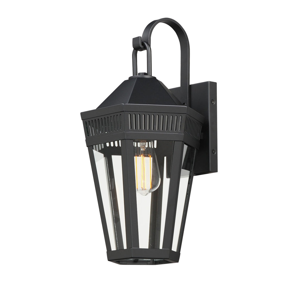 Maxim - One Light Outdoor Wall Sconce - Oxford - Black- Union Lighting Luminaires Decor