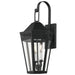 Maxim - Two Light Outdoor Wall Sconce - Oxford - Black- Union Lighting Luminaires Decor