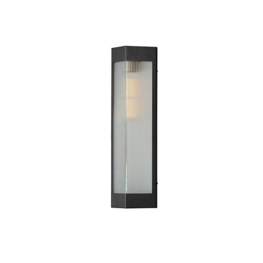 Maxim - Two Light Outdoor Wall Sconce - Triform - Black / Antique Brass- Union Lighting Luminaires Decor