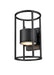 DVI Canada - One Light Outdoor Wall Sconce - Starline - Black- Union Lighting Luminaires Decor