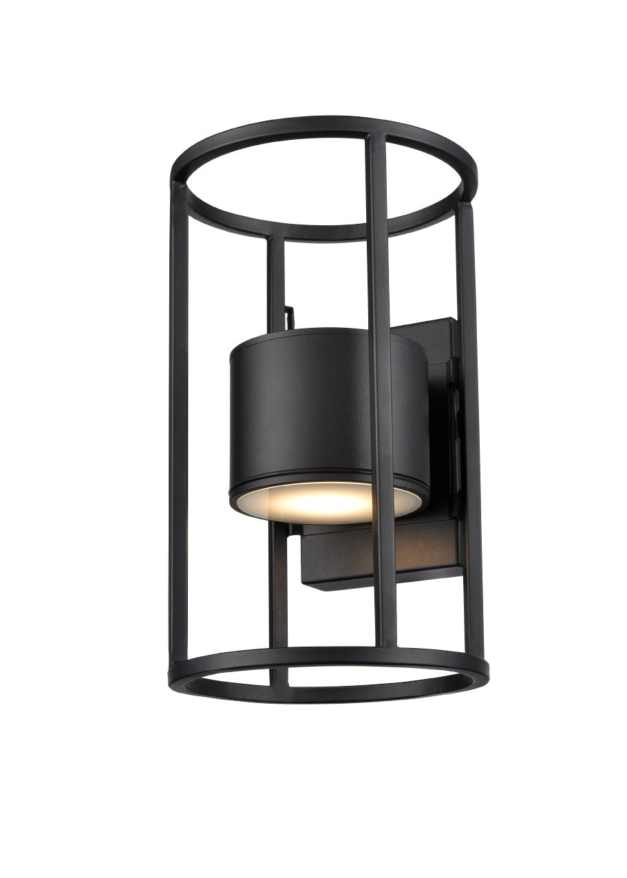 DVI Canada - One Light Outdoor Wall Sconce - Starline - Black- Union Lighting Luminaires Decor