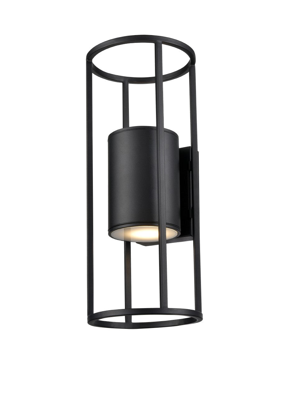 DVI Canada - Two Light Outdoor Wall Sconce - Starline - Black- Union Lighting Luminaires Decor