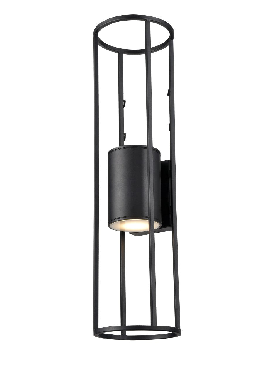 DVI Canada - Two Light Outdoor Wall Sconce - Starline - Black- Union Lighting Luminaires Decor