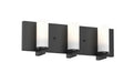 DVI Canada - Three Light Vanity - Sambre - Ebony w/Opal Glass- Union Lighting Luminaires Decor