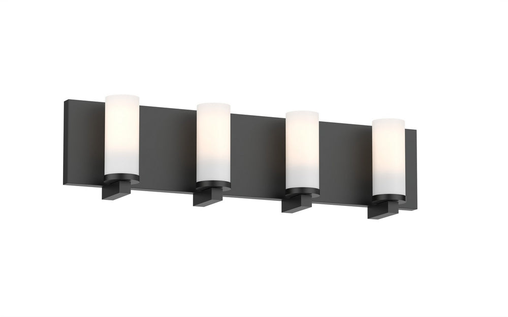 DVI Canada - Four Light Vanity - Sambre - Ebony w/Opal Glass- Union Lighting Luminaires Decor