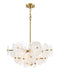 DVI Canada - Six Light Pendant - Carousel - Brass- Union Lighting Luminaires Decor