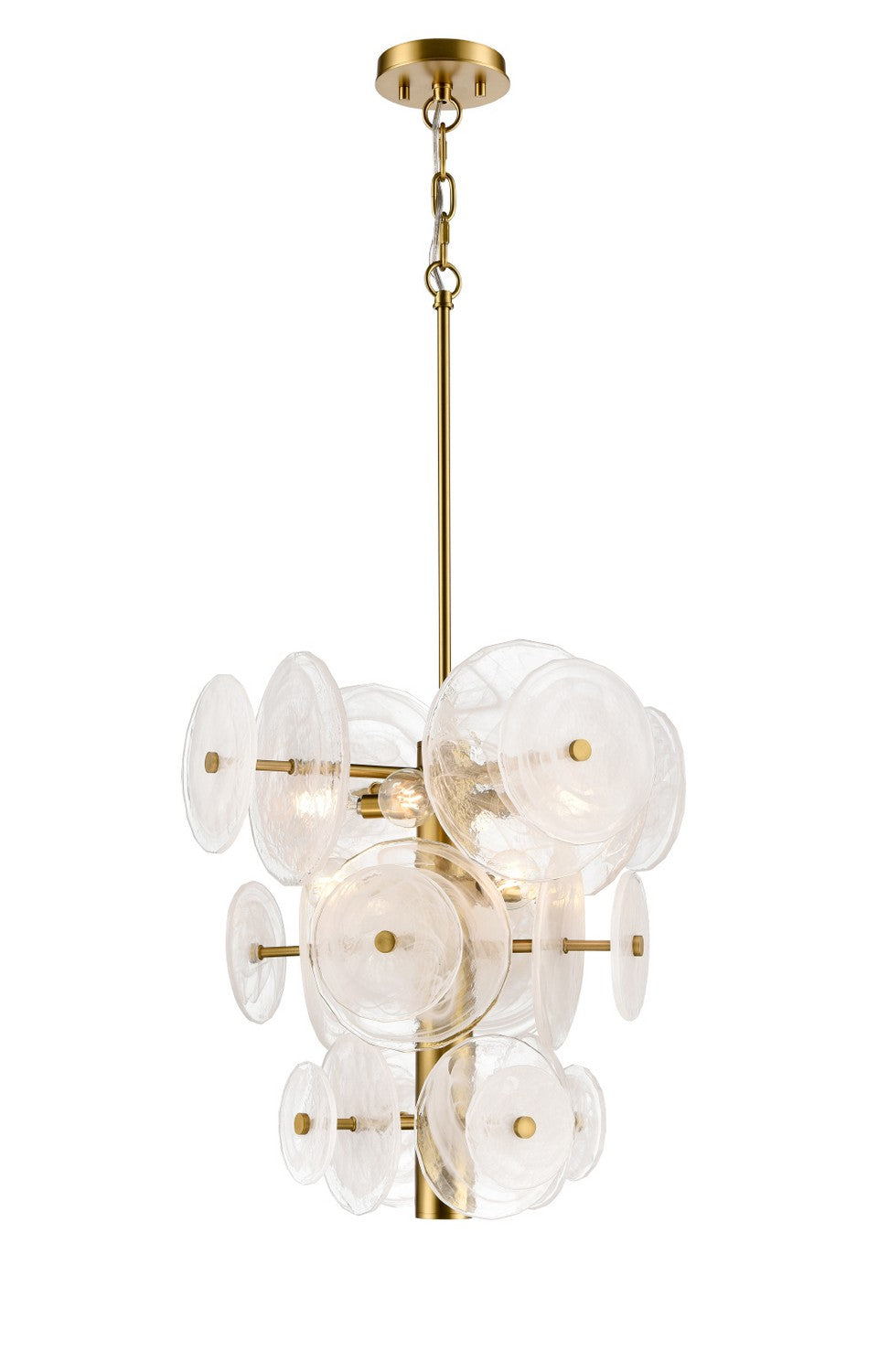 DVI Canada - Eight Light Pendant - Carousel - Brass- Union Lighting Luminaires Decor