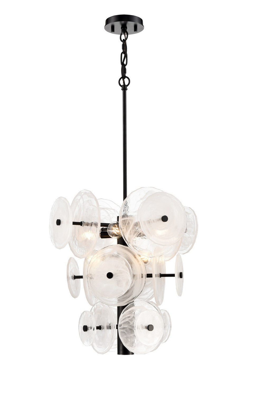 DVI Canada - Eight Light Pendant - Carousel - Ebony- Union Lighting Luminaires Decor
