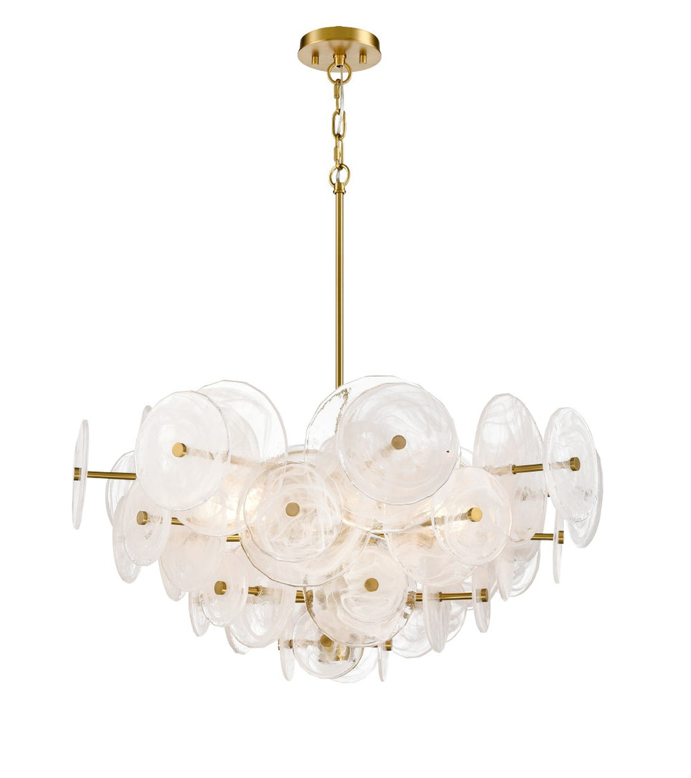 DVI Canada - Four Light Pendant - Carousel - Brass- Union Lighting Luminaires Decor