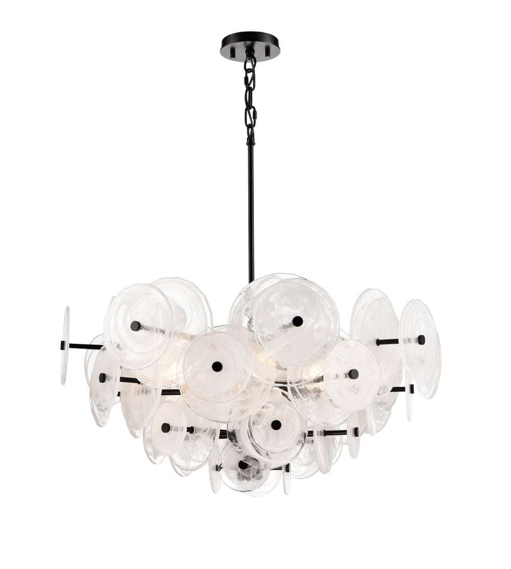 DVI Canada - Four Light Pendant - Carousel - Ebony- Union Lighting Luminaires Decor