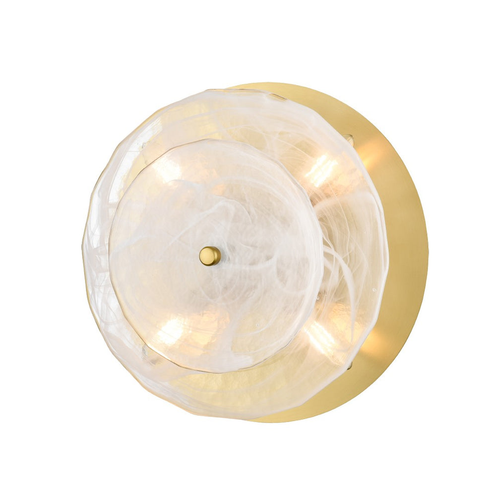 DVI Canada - Four Light Flush Mount - Carousel - Brass- Union Lighting Luminaires Decor