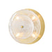 DVI Canada - Four Light Flush Mount - Carousel - Brass- Union Lighting Luminaires Decor