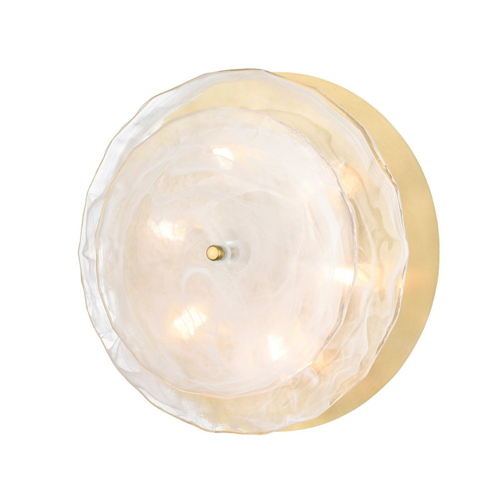 DVI Canada - Six Light Flush Mount - Carousel - Brass- Union Lighting Luminaires Decor