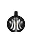 DVI Canada - One Light Pendant - Nahanni Park - Black With Black Wood Shade- Union Lighting Luminaires Decor