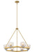 DVI Canada - Six Light Pendant - Chalice - Brass- Union Lighting Luminaires Decor