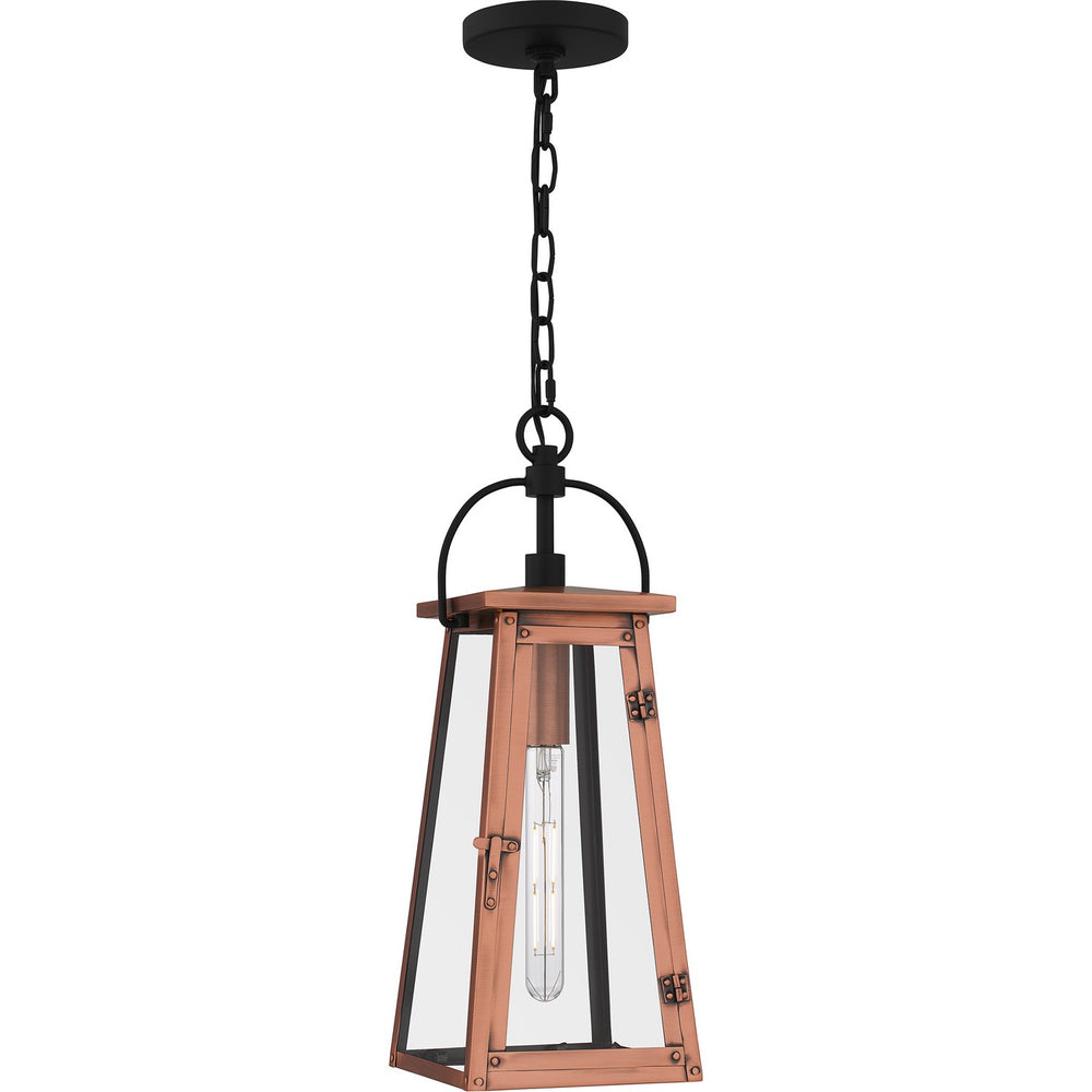 Quoizel - One Light Mini Pendant - Carolina - Aged Copper- Union Lighting Luminaires Decor