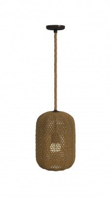 Avenue Lighting - One Light Pendant - Malibu - Natural Hemp Rope- Union Lighting Luminaires Decor