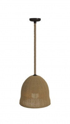 Avenue Lighting - One Light Pendant - Malibu - Natural Hemp Rope- Union Lighting Luminaires Decor