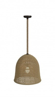 Avenue Lighting - One Light Pendant - Malibu - Natural Hemp Rope- Union Lighting Luminaires Decor