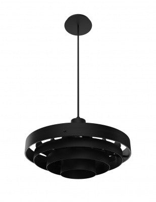Avenue Lighting - One Light Pendant - Newport - Black- Union Lighting Luminaires Decor