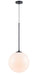 Avenue Lighting - One Light Pendant - Delilah - Black- Union Lighting Luminaires Decor