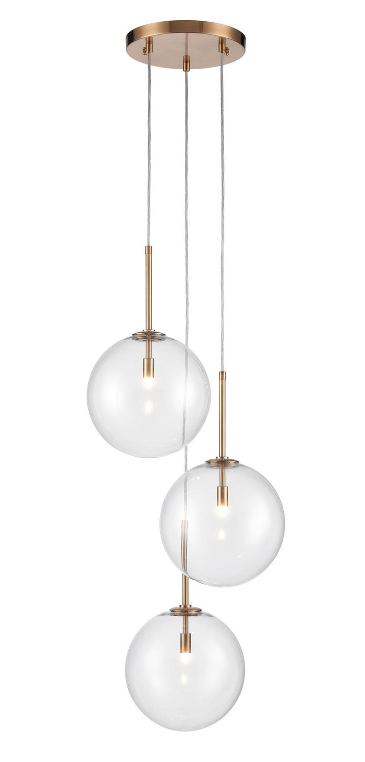 Avenue Lighting - LED Pendant - Delilah - Aged Brass- Union Lighting Luminaires Decor