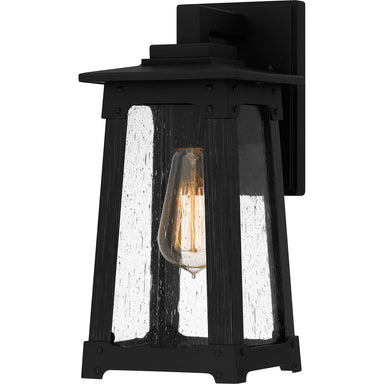 Quoizel - One Light Outdoor Wall Mount - Drescher - Matte Black- Union Lighting Luminaires Decor