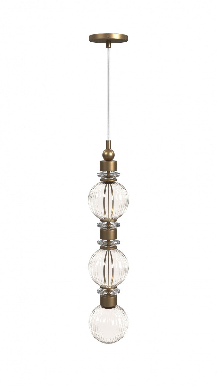Avenue Lighting - LED Pendant - Avra - Aged Brass- Union Lighting Luminaires Decor