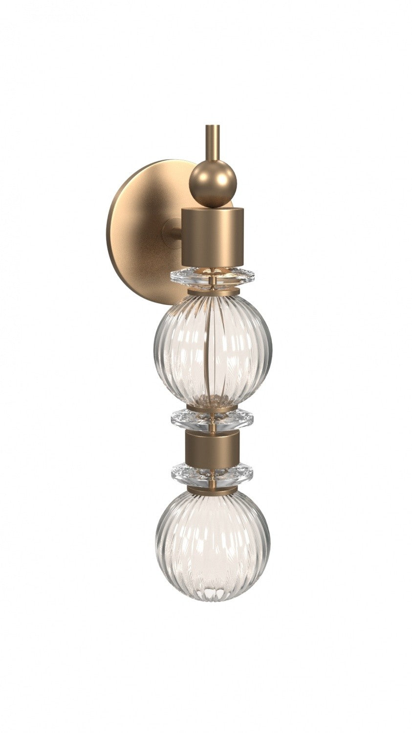 Avenue Lighting - LED Wall Sconce - Avra - Aged Brass- Union Lighting Luminaires Decor