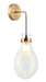 Matteo Canada - One Light Wall Sconce - Seranna - Aged Gold Brass- Union Lighting Luminaires Decor