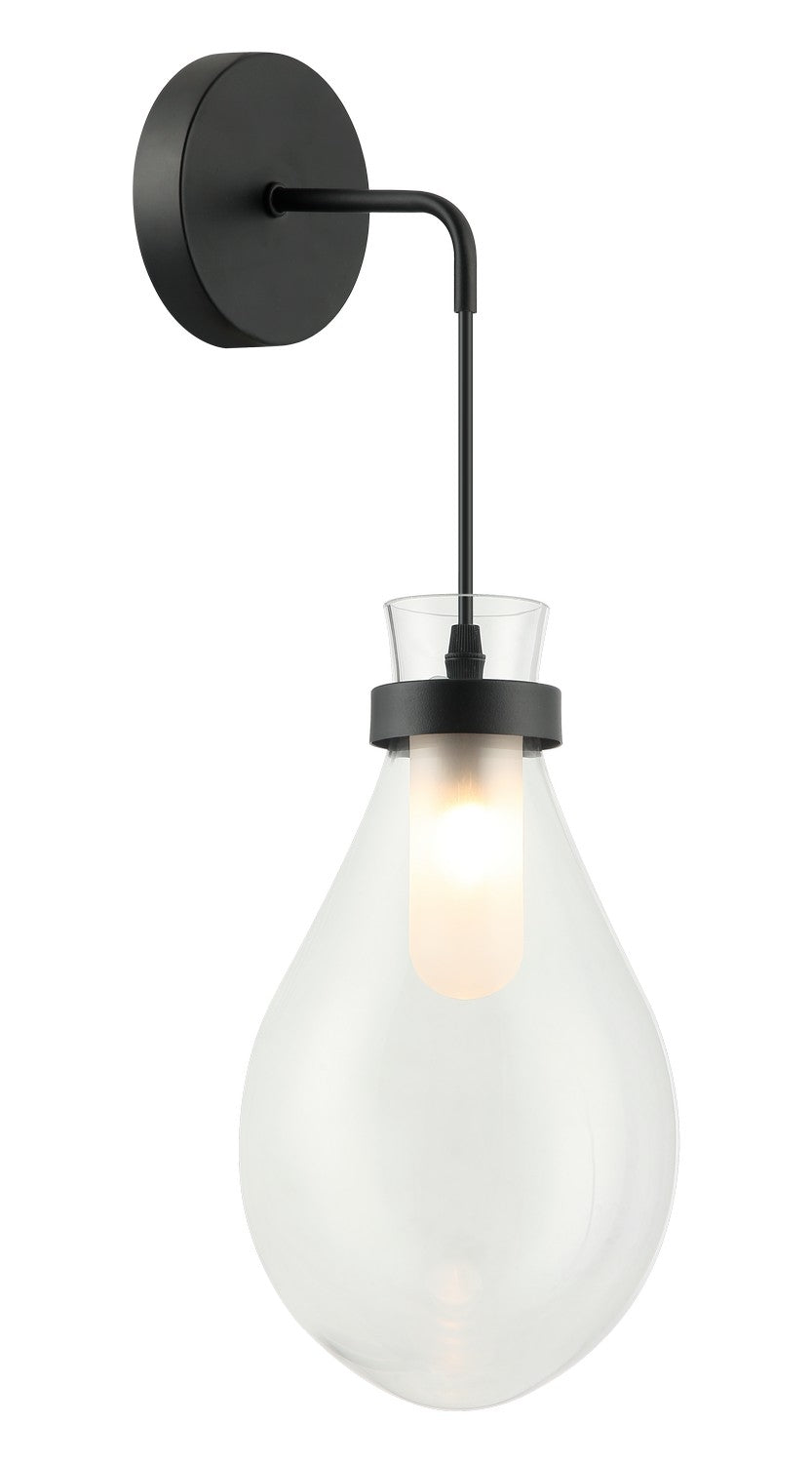 Matteo Canada - One Light Wall Sconce - Seranna - Matte Black- Union Lighting Luminaires Decor