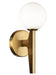 Matteo Canada - LED Wall Sconce - Scriben - Aged Gold Brass- Union Lighting Luminaires Decor