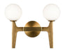 Matteo Canada - LED Wall Sconce - Scriben - Aged Gold Brass- Union Lighting Luminaires Decor